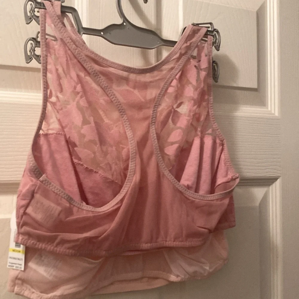 2 Pack Floral Burnout Bralettes - Picture 6 of 8